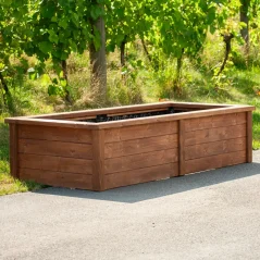 Vyvýšený záhon 206 × 94 cm, výška 50 cm – Zlatá střední cesta