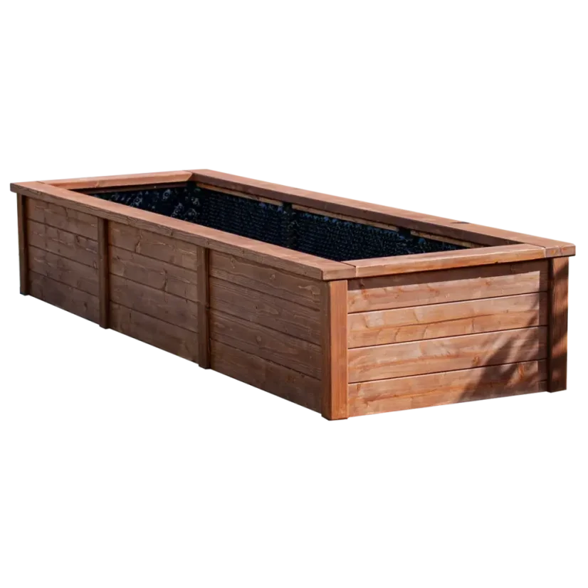Vyvýšený záhon 300 × 94 cm, výška 50 cm – Pro náročné pěstitele