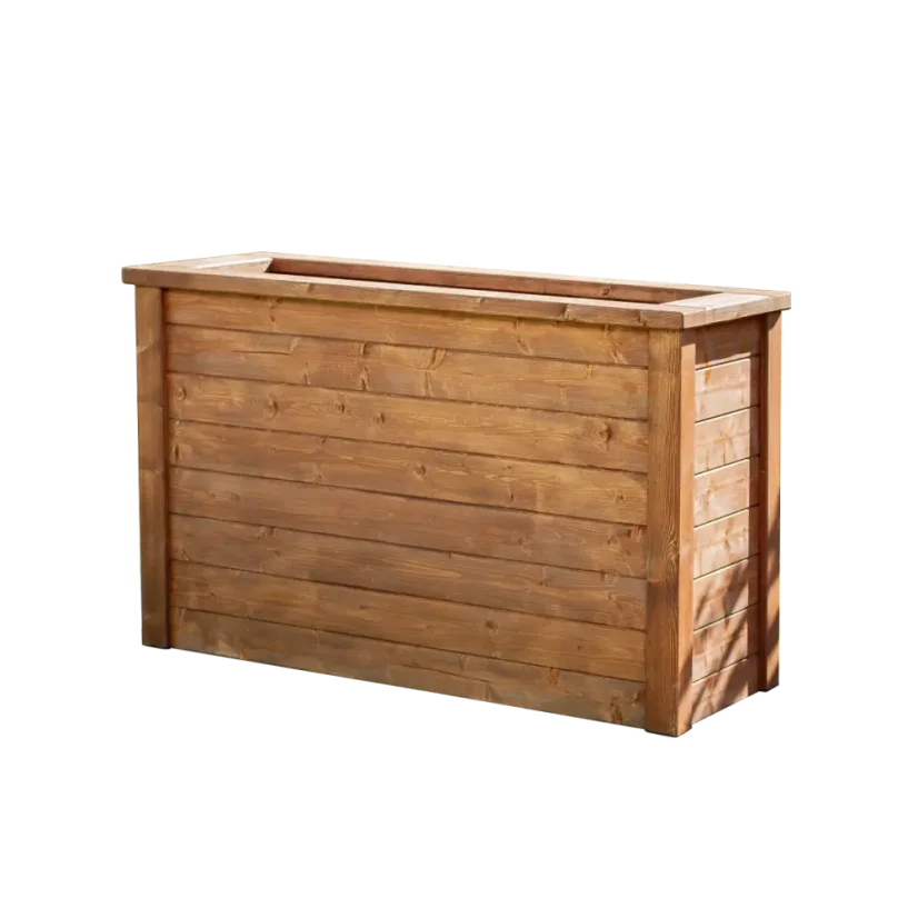 Vyvýšený záhon 148 × 60 cm, výška 90 cm – s vnitřní podpůrnou sítí